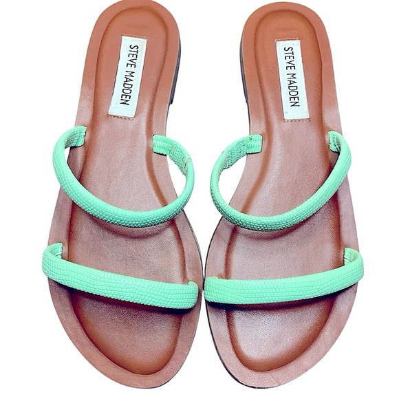 • Steve Madden Myla sandals green size 8 - Picture 1 of 2